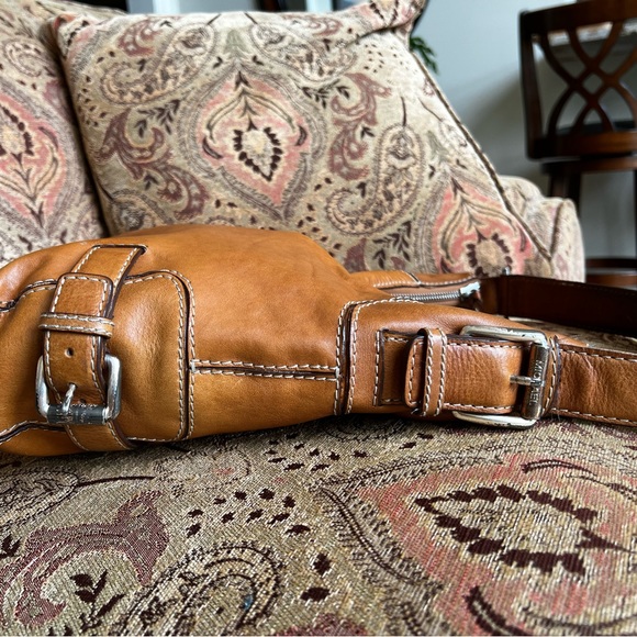 Michael Michael Kors Vintage Leather Hobo Handbag - Picture 7 of 17